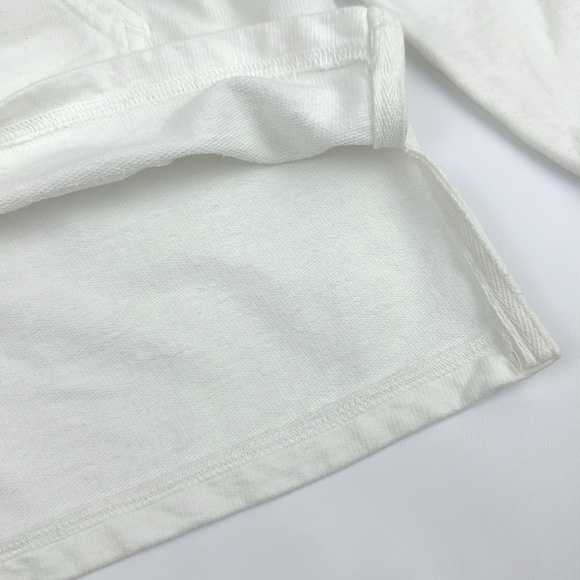 Comfort Colors Hoodie. Size Medium. White. Hi-Lo Hem. Front Kangaroo Pocket. - Picture 7 of 8